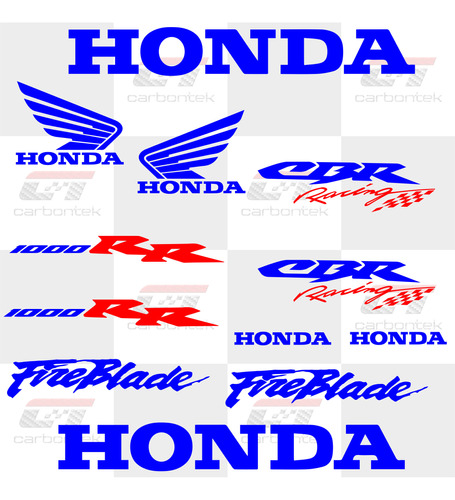 Kit Stickers Calcomana Honda Cbr 1000rr Fireblade Alas Moto Foto 8