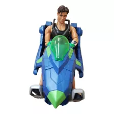 Boneco Max Steel Antigo Com Carro Antigo E Raro