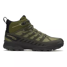 Botín Imperm Hombre Speed Eco Mid W Verde Musgo Merrell