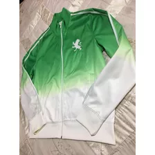 Express Sudadera Para Caballero Talla Xl Color Verde-blanco