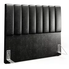 Cabeceira Cama Box Casal 140 Cm Dália Couríssimo Preto