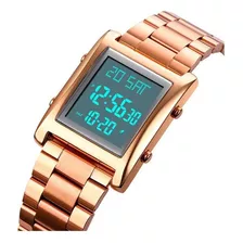 Reloj Digital Cuadrado Con Luz Led Skmei