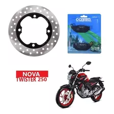 Disco Freio Traseiro E Pastilhas Cobreq Cb 250 Nova Twister