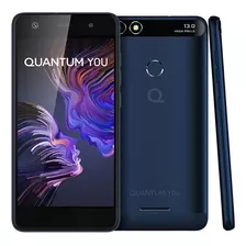 Quantum You Dual Sim 32 Gb Azul 3 Gb Ram + Fone De Ouvido E7