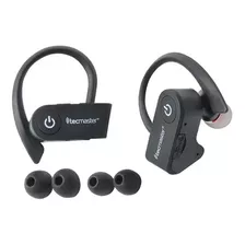 Audifonos Bluetooth Sport Tecmaster Tm-300507 Negro