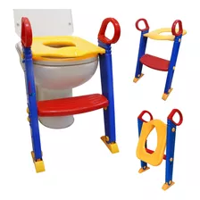 Assento Redutor Infantil Com Escada Vaso Sanitário Desfralde