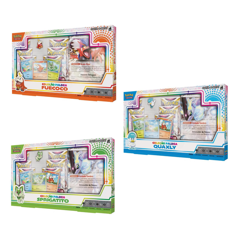 Box Coleção Lendas De Paldea Miraidon Koraidon Ex Pokemon - Loja Zuza  Brinquedos