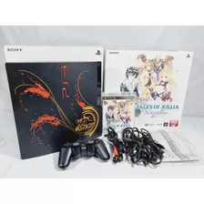 18- Console Playstation 3 Slim Japonês Edição Tales Of Xilia