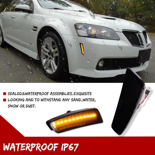 Luz Led De Posicin Delantera Para Pontiac G8 2008-2009 Foto 4