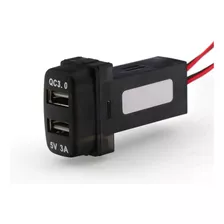 Qc3.0+5v 3a Toma De Corriente Usb Dual, Cargador De Coche De