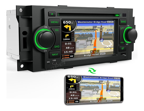 Jeep Dodge Chrysler Android Ram Compass Cherokee 300c Radio Foto 6