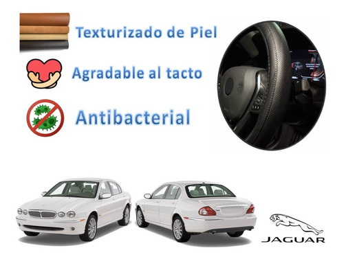 Funda Cubre Volante Piel Jaguar X-type 2000 A 2007 2008 2009 Foto 2