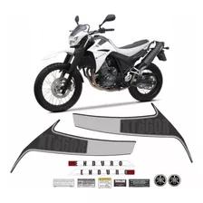 Kit Adesivos Yamaha Xt 660r 2013 2014 Branca Etiquetas 10371