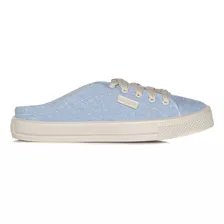 Tênis Mule Feminino Casual Babuche Azul Moda Premium 