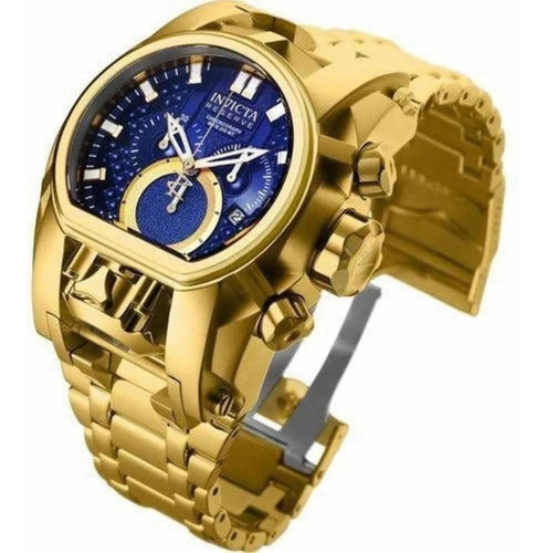 Relógio Invicta Zeus Magnum Banhado A Ouro 18k 100% Original