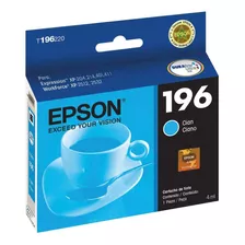 Cartucho De Tinta Epson 196 Original T196 Ciano 4ml Com Nf