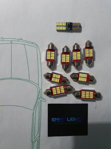 Kit Led Canbus Kia Sorento 2019-20 Interior, Cajuela Placas Foto 5