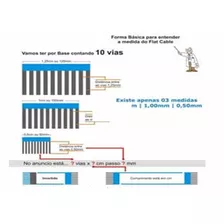 Cabo Flat Normal 26 Vias 25 Cm 14mm Largura Frete Economico