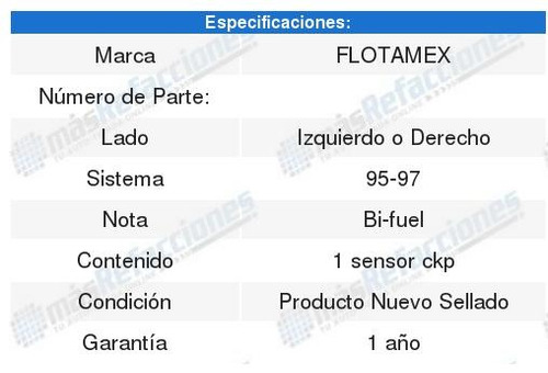 Ford Focus Station Wagon 00-04 Sensor Cigueal Ckp Foto 2