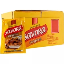 Mostaza Savora Original Individual Pack Caja 30x60g