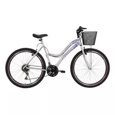 Bicicleta Athor Violeta Musa Aro 26 Feminina 18/m Com Cesto Cor Branco/violeta Tamanho Do Quadro 18
