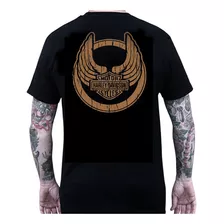 Camisa Camiseta Harley Davidson Wing Eagle Skull Ride