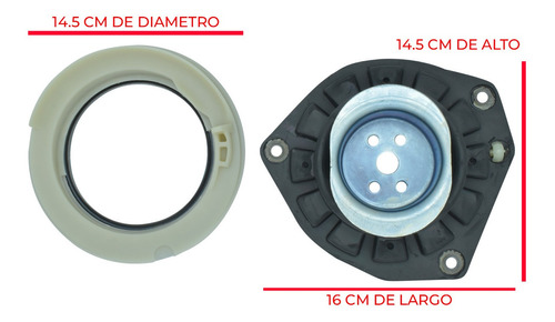 Base Amortiguador Delantero Renault Megane Il Foto 9