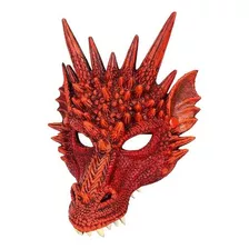 Máscara De Dragão Vermelho
