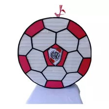 Piñata Balón Fútbol River Plate