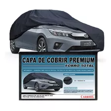 Capa Para Carro Popular Carrhel Premium Carbon Black M