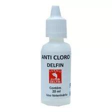 Removedor De Cloro Delfin 20ml - Trata Até 400 Litros