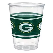 Vasos De Plástico Green Bay Packers (paquete De 25), 1...