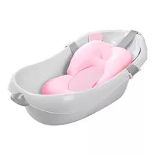 Colchon Baby Splash Para Baño De Bebe Premium Float Color Rosa