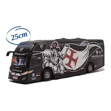 Miniatura Ônibus Time Vasco Da Gama Futebol Clube De 25cm