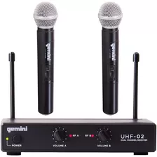 Sistema Inalámbrico De Doble Canal Gemini Uhf-02m