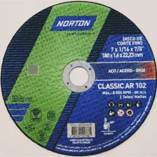 Disco De Corte Norton Classic Ø 178 X 1,6 X 25 Unidades