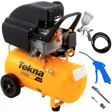 Compressor Ar Motocompressor Cp8525 24lt 2 Hp Tekna Com Kit