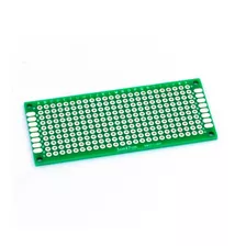 5 Piezas Placa Perforada Pcb Doble Cara 3x7cm Pitch 2.54mm