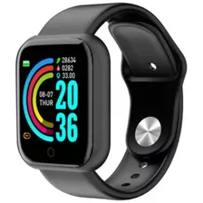 Smart D20 Smartwatch Multifuncional Fitness Preto Branco