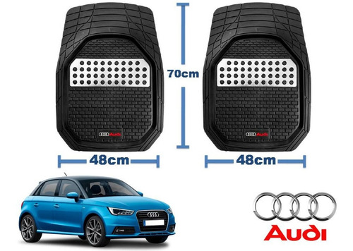 Tapetes 4 Piezas Charola 3d Logo Audi A1 2011 A 2017 Foto 2