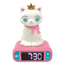 Lexibook - Despertador Gatito Para Niños Con Snooze, Reloj I