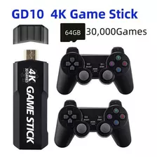 Controlador Sem Fio Gd10 Game Stick 30000 Jogos 64gb 2.4g