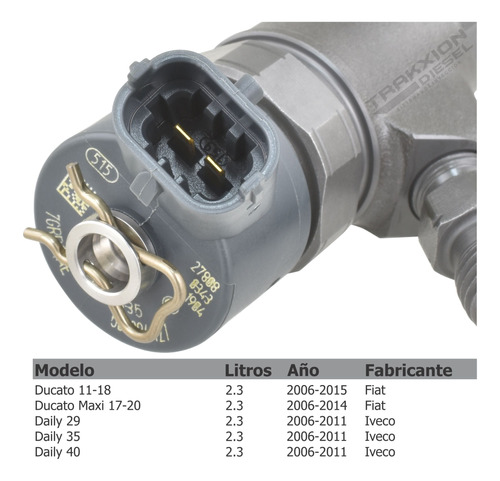 Inyector Diesel Para Ducato 2.3 Fiat 2006-2015, Cri435 Foto 6
