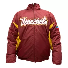 Chaqueta Buso Majestic Beisbol Venezuela Color Vinotinto Xl