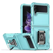 Funda Uso Rudo Samsung Galaxy Z Flip 3 Y 4 + Mica Hidrogel