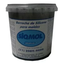 Borracha De Silicone Cinza - Siqmol 6042