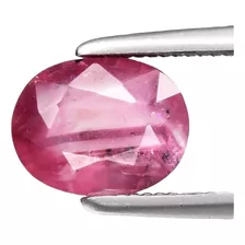 Certificado 1.10ct Safira Rosa 100% Natural Não Tratada