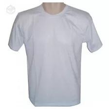 Lote 20 Camisetas Lisa 100% Poliester Camisa Para Sublimação