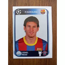 Figurinha Jogador Messi Recortada Album Champions Ligue 2010