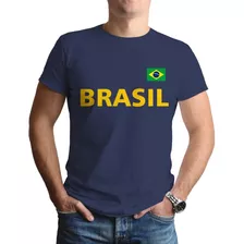 Camiseta Copa Do Mundo Selecao Brasileira Masculina Brasil